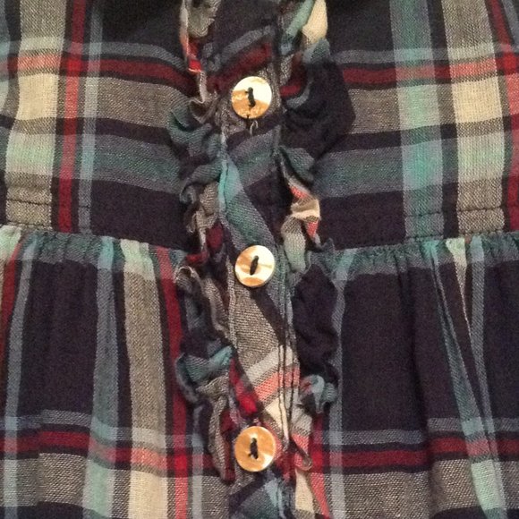 Tommy Hilfiger Girls' Plaid L/S shirt, Size 3T - Picture 2 of 9
